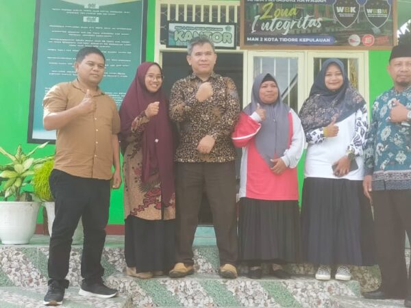 Kunjungan TIM IKM BK Melakukan Monitoring dan Evaluasi di MAN 2 Kota Tidore Kepulauan