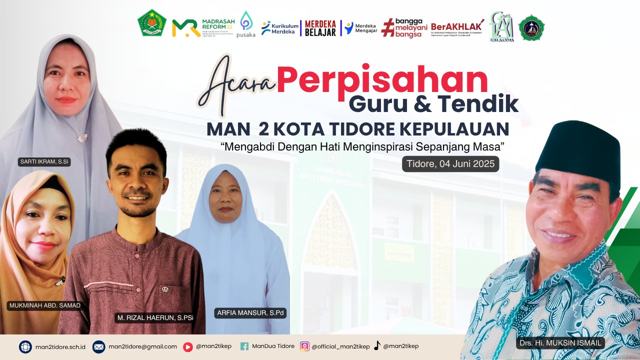MAN 2 Tikep Gelar Acara Perpisahan Guru dan Tendik
