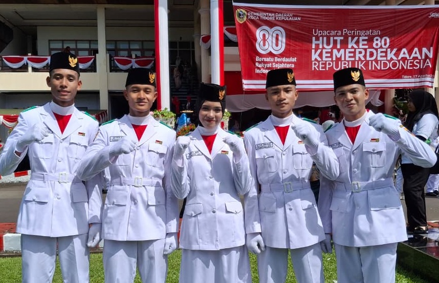 5 Siswa MAN 2 Tikep Sukses Bertugas sebagai Paskibraka HUT ke-80 RI