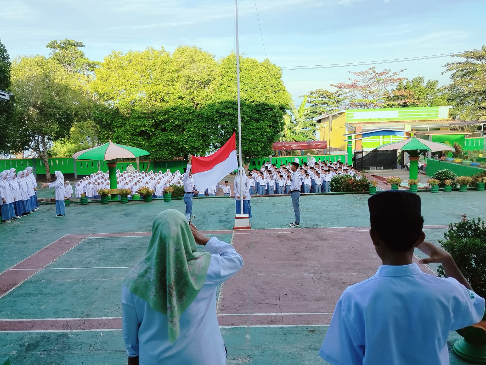 MAN 2 Tikep Gelar Upacara Bendera
