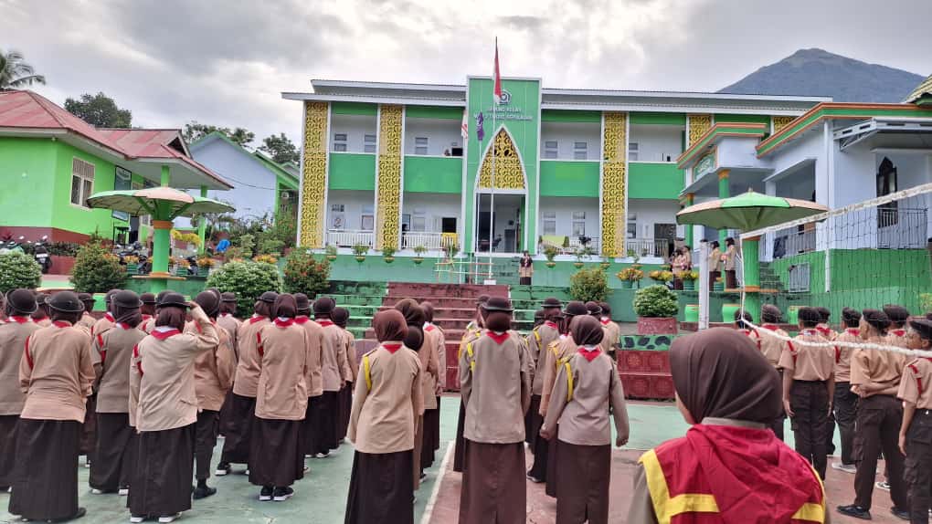 MAN 2 Tikep Gelar Perkemahan Penerimaan Tamu Ambalan Pramuka