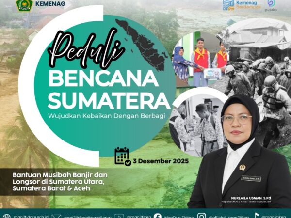MAN 2 Tikep Gelar Aksi Kemanusiaan Peduli Bencana Sumatera