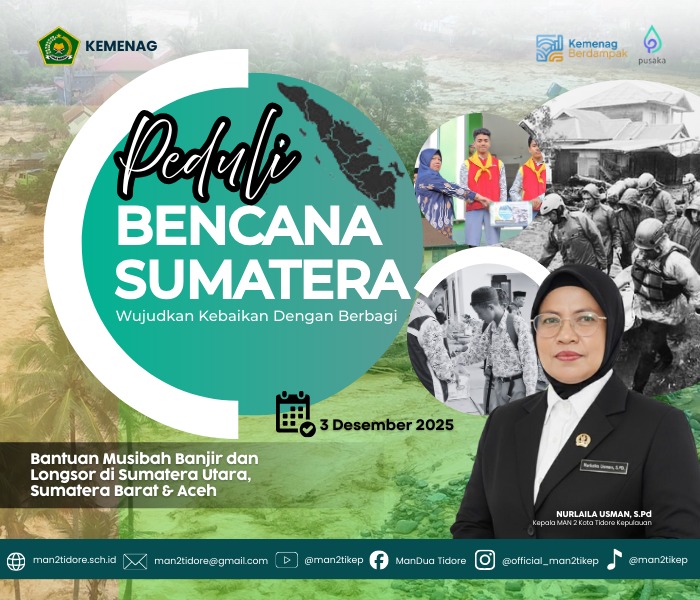 MAN 2 Tikep Gelar Aksi Kemanusiaan Peduli Bencana Sumatera
