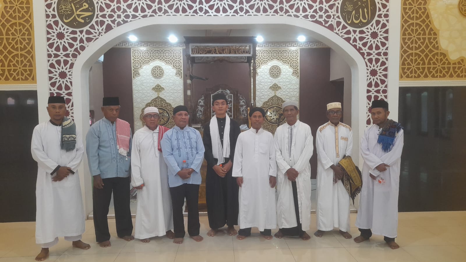 M Qolbi Jufri ,Siswa MAN 2 Tikep Isi Mimbar Jumat di Masjid Al-Awabin