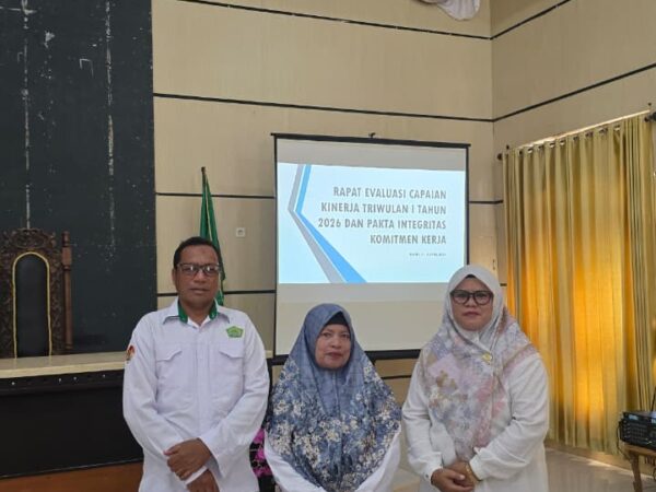 Evaluasi Kanwil Kemenag Triwulan 1 Tahun 2026, Kinerja MAN 2 Tikep Dinilai Memuaskan