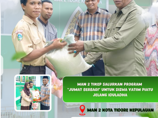 MAN 2 Tikep Salurkan Program “Jumat Berbagi” untuk Siswa Yatim Piatu Jelang Iduladha