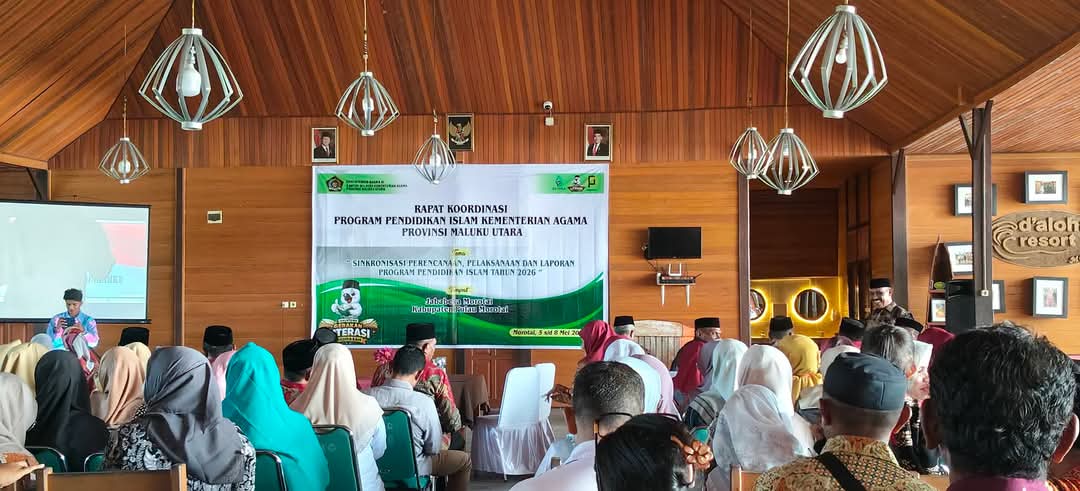 Pimpinan MAN 2 Tikep Hadiri Rakor Program Pendidikan Islam 2026 di Morotai